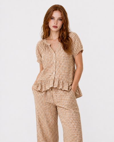 Extra Stretch Gingham Set