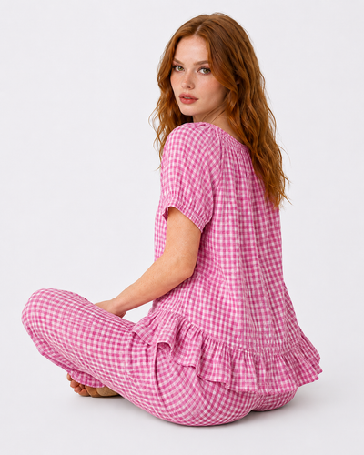 Extra Stretch Gingham Set